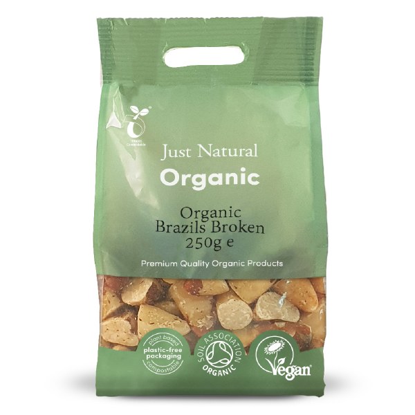 Picture of Just Natural Organic Brazils Broken - 250g