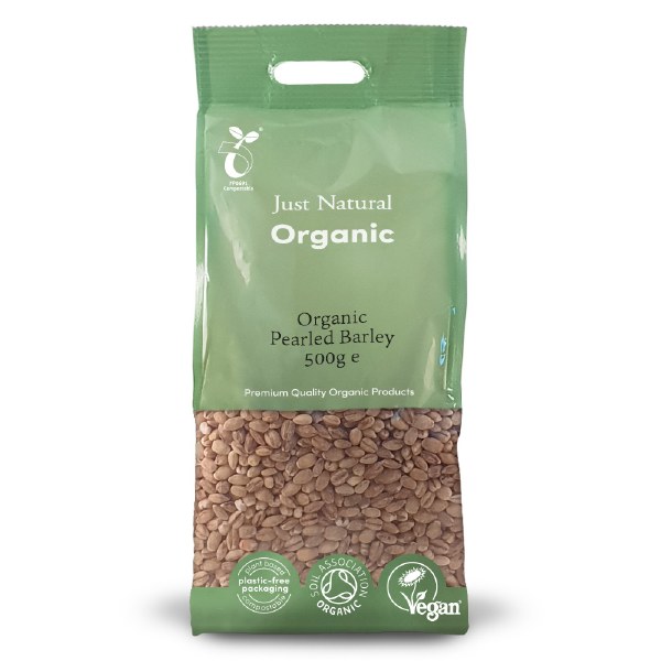 Just Natural Organic Pearled Barley 500g