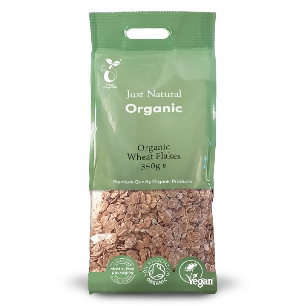 Just Natural Organic Wheat Flakes - 500g