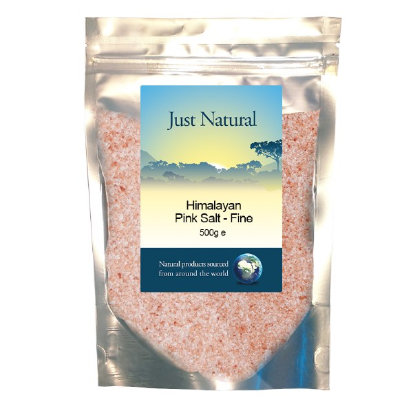 Just Natural Himalayan Pink Salt Fine (500g)
