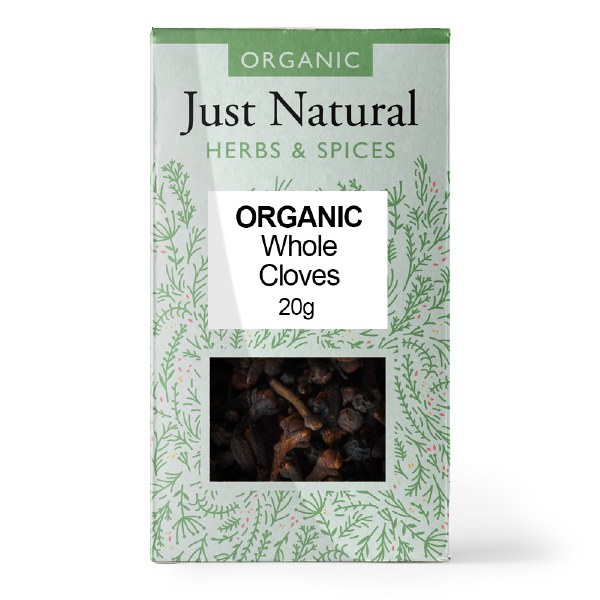 Picture of Just Natural Herbs Organic Whole Cloves - 20g