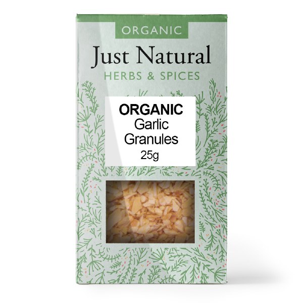 Just Natural Organic Garlic Granules - 25g