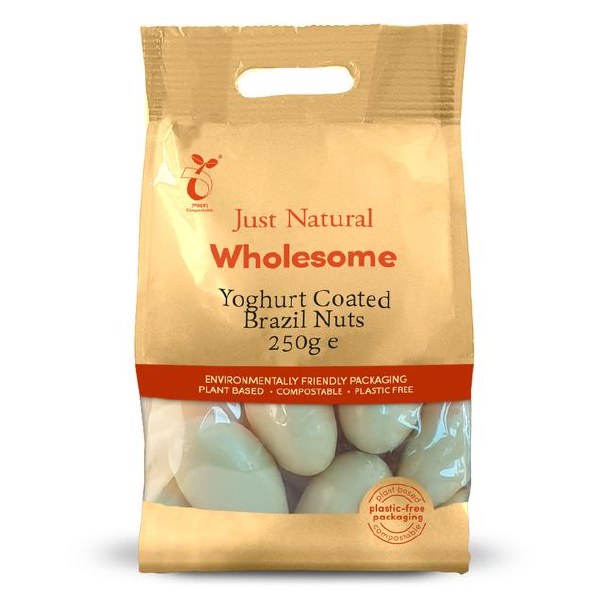 Just Natural Wholesome Yoghurt Coated Brazils