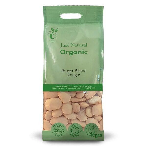 Just Natural Organic Butter Beans (500g)