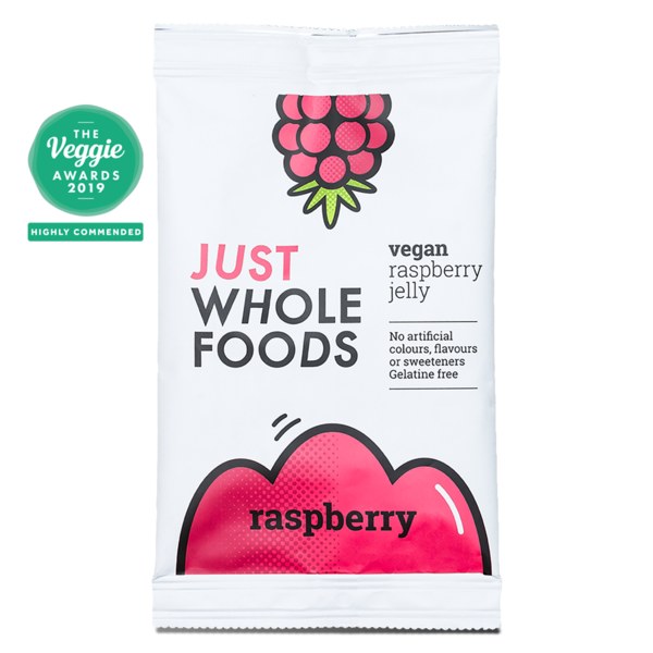 Just Wholefoods Vegan Jelly Crystals Raspberry - 85g