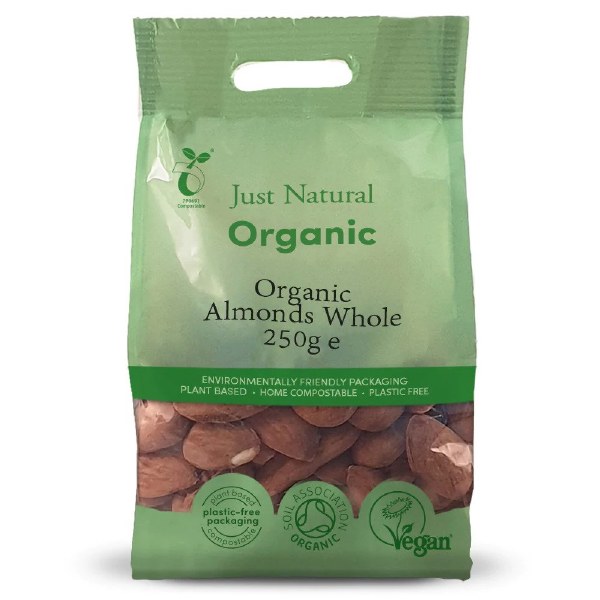 Just Natural Organic Almonds - 250g