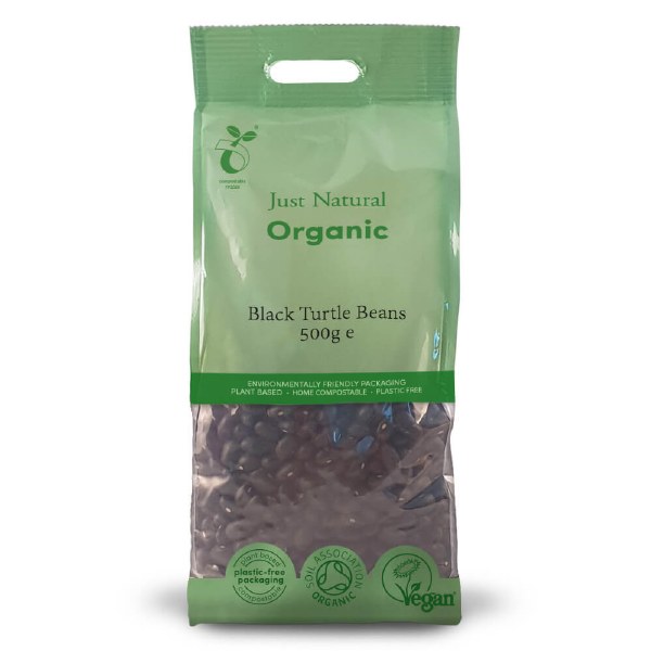 Just Natural Organic Black Turtle Beans (500g)