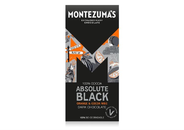 Montezuma's Absolute Black + Orange Bar - 90g