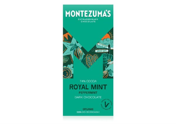 Montezumas Royal Mint Dark Choc Bar - 90g