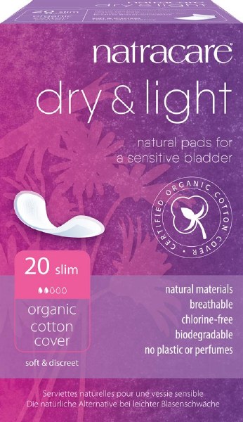 Natracare Slim Dry & Light Pads - 20 Pads
