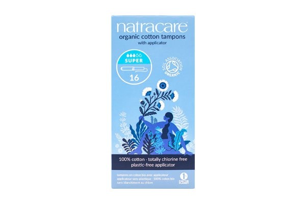 Natracare Super Tampons & Applicator - Box of 16
