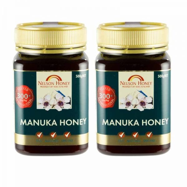Nelson Manuka Honey 300+ - 2 x 500g Twinpack