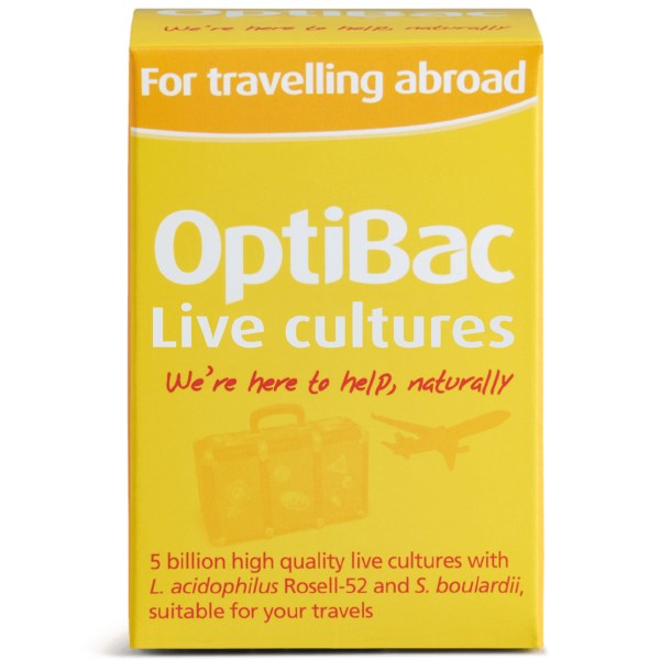 OptiBac Probiotics: For Travelling Abroad - 20 Capsules