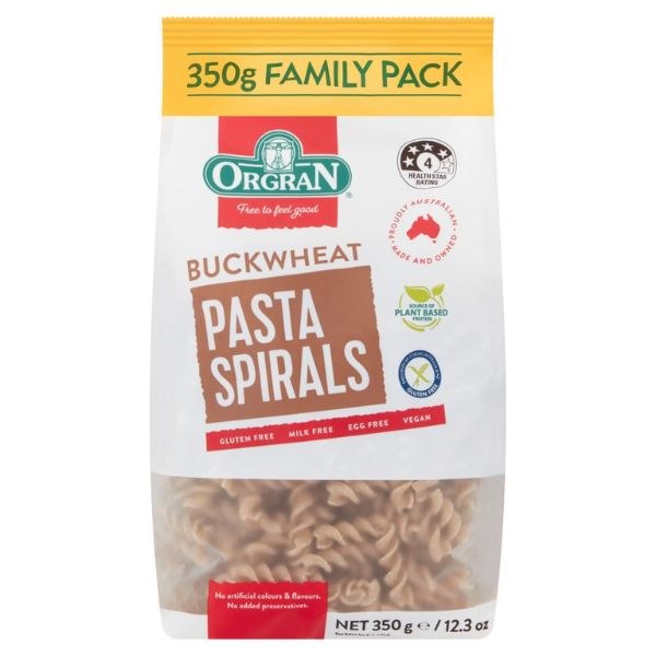 Orgran Buckwheat Pasta Spirals - 350g
