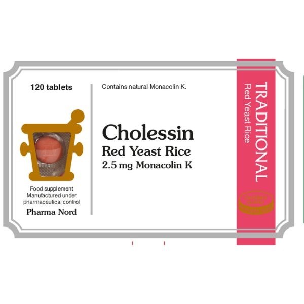 Pharma Nord Cholessin Red Yeast Rice - 120 Tablets