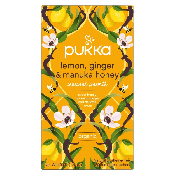 Pukka Lemon, Ginger & Manuka Teabags x 20