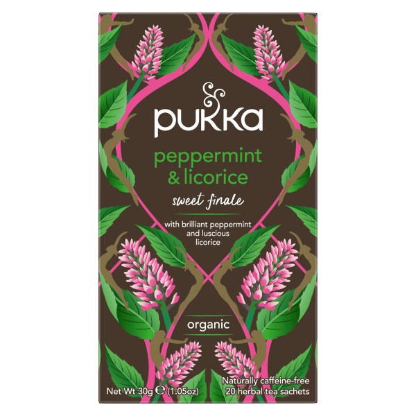 Pukka Peppermint Licorice Tea (20 Bags)