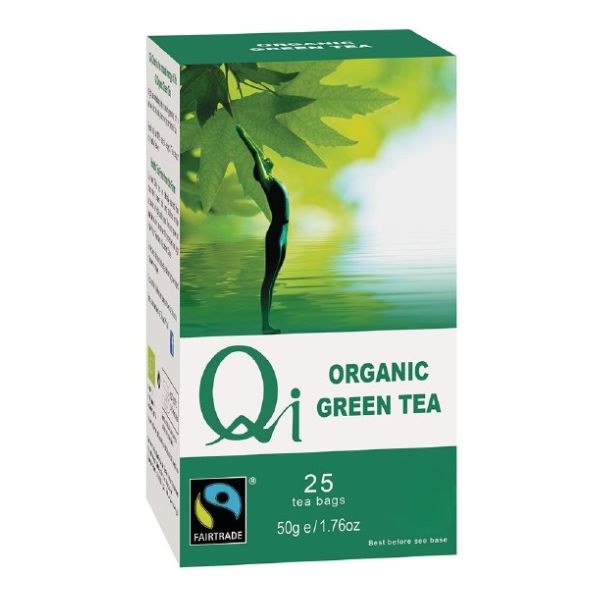 Qi Organic Green Tea - 25 Teabags
