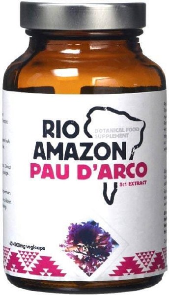 Rio Amazon Pau D'Arco Capsules - Bottle of 60