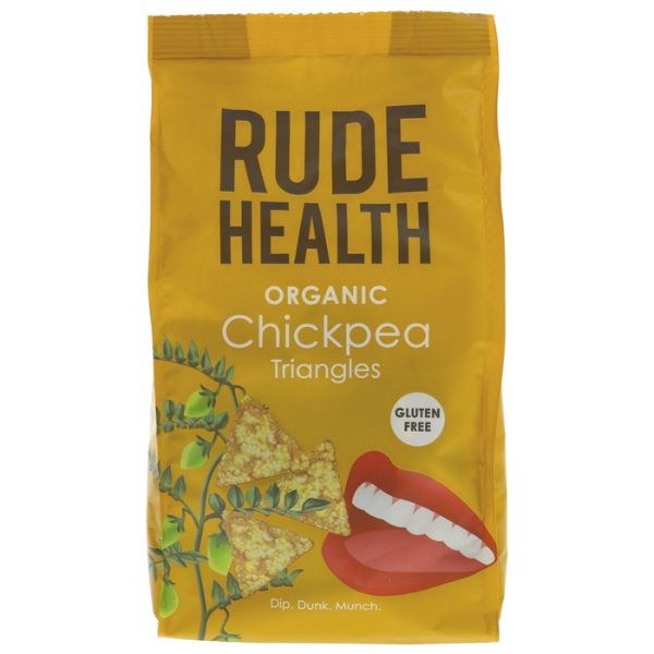 Picture of Rude Health Organic Chickpea Triangles - 80g