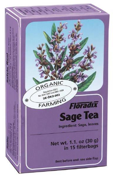 Floradix Organic Sage Tea - 15 Teabags
