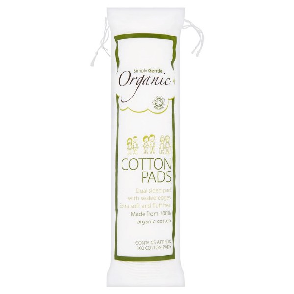 Simply Gentle Organic Cotton Pads (100)