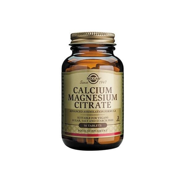 Solgar Calcium Magnesium Citrate - 50 Tablets