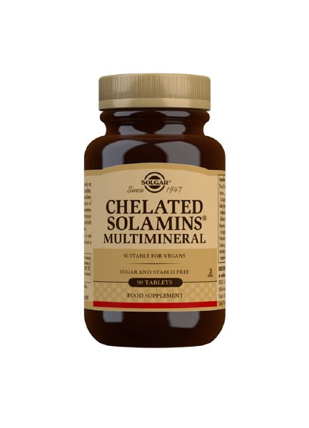 Solgar Chelated Solamins - 90 Tablets