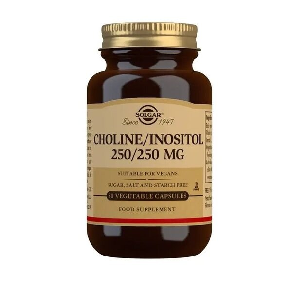 Picture of Solgar Choline Inositol 250mg - 50 Capsules