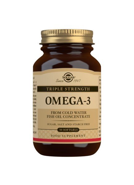 Picture of Solgar Omega 3 Triple Strength - 50 Softgels