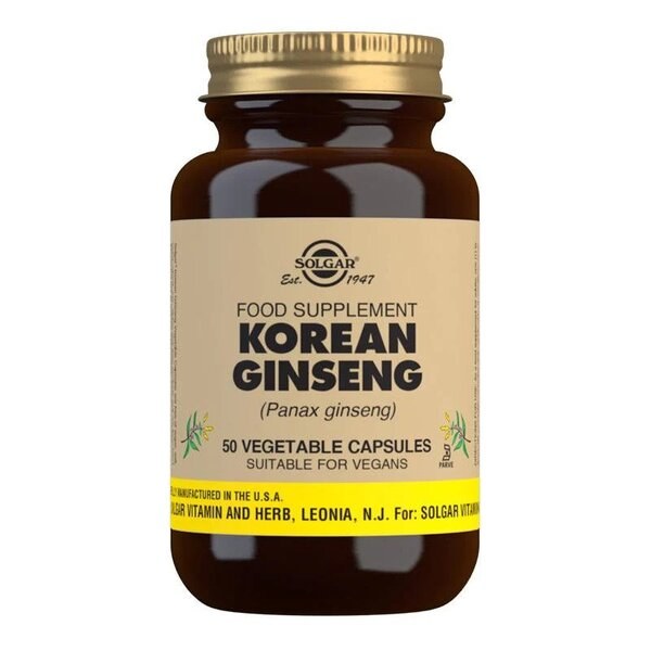 Solgar Korean Ginseng 520mg - 50 Capsules