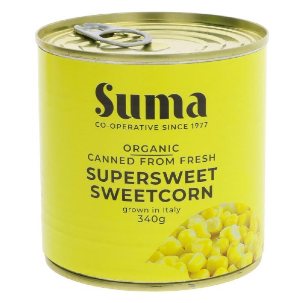Picture of Suma Organic Supersweet Sweetcorn - 340g