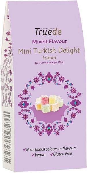 Truede Mini Lokum Turkish Delight Mixed Flavours - 150g