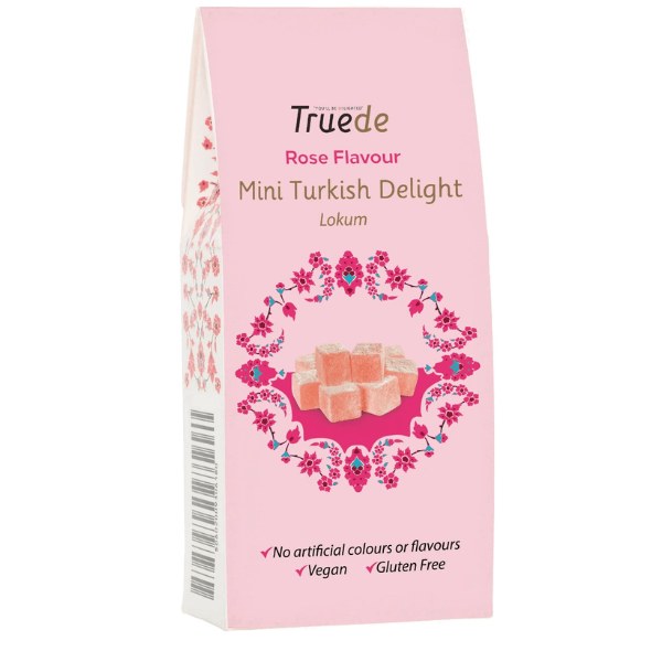 Truede Rose Flavour Mini Turkish Delight - 150g