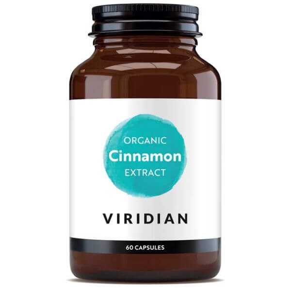 Viridian Organic Cinnamon Extract - 60 Capsules