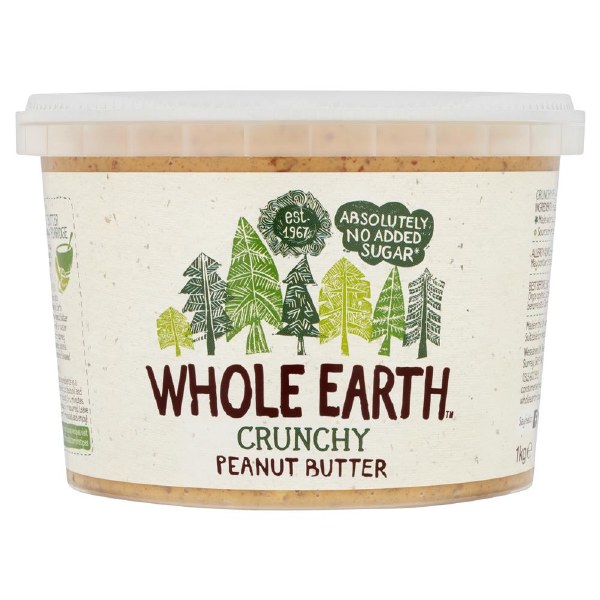 Whole Earth Crunchy Peanut Butter - 1 Kg