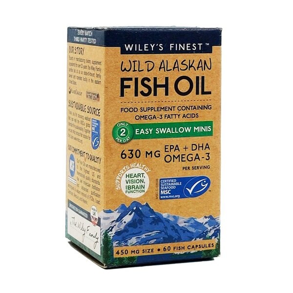 Wiley's Fish Oil Easy Swallow Capsules (60's)