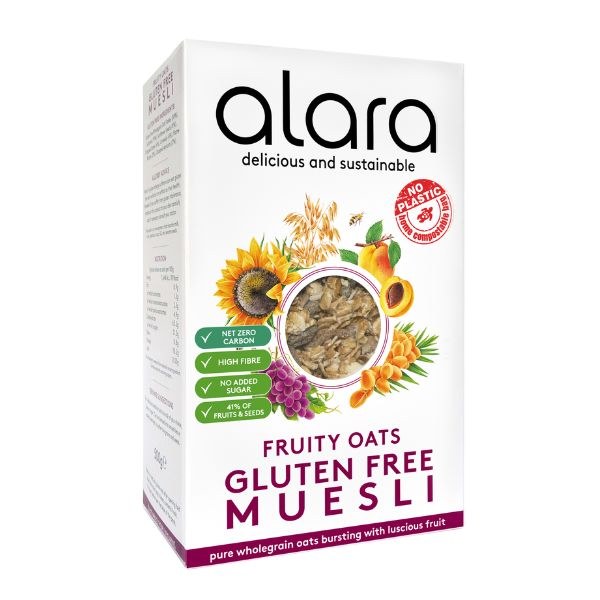 Alara Fruity Oats Gluten Free Muesli - 500g