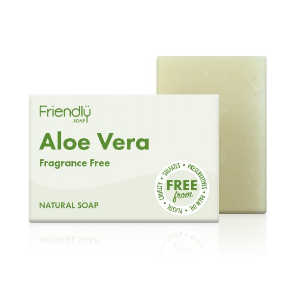 Friendly Soap | Fragrance Free Aloe Vera Soap Bar