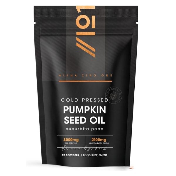 Picture of Alpha 01 Pumpkin Seed Oil 3000mg - 90 Softgels