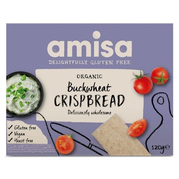 Amisa Gluten Free Buckwheat Crispbread - 120g