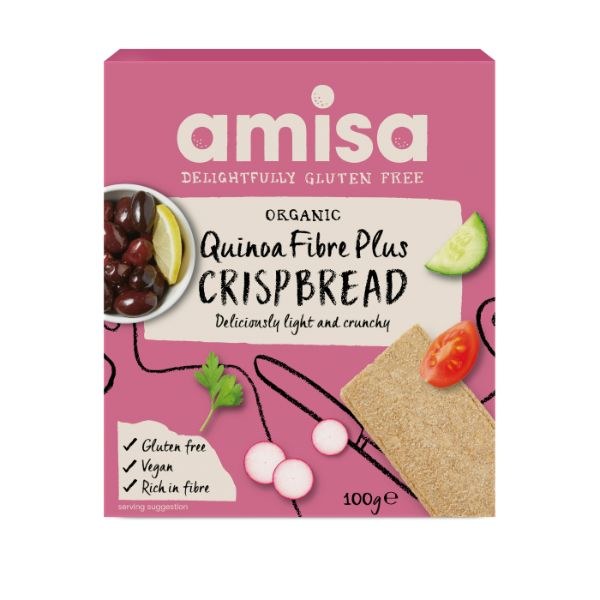 Picture of Amisa Quinoa Fibre Plus Crispbread - 100g