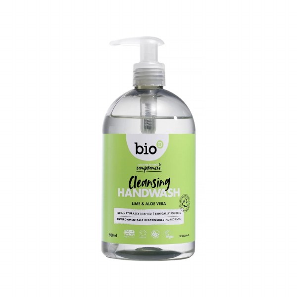 Bio-D Lime & Aloe Cleansing Hand Wash - 500ml