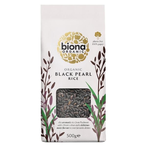 Biona Organic Black Pearl Rice - 500g