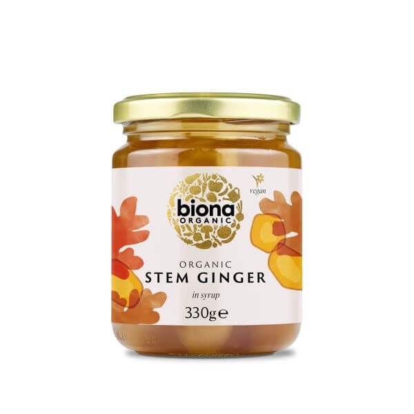 Biona Organic Stem Ginger in Syrup - 330g