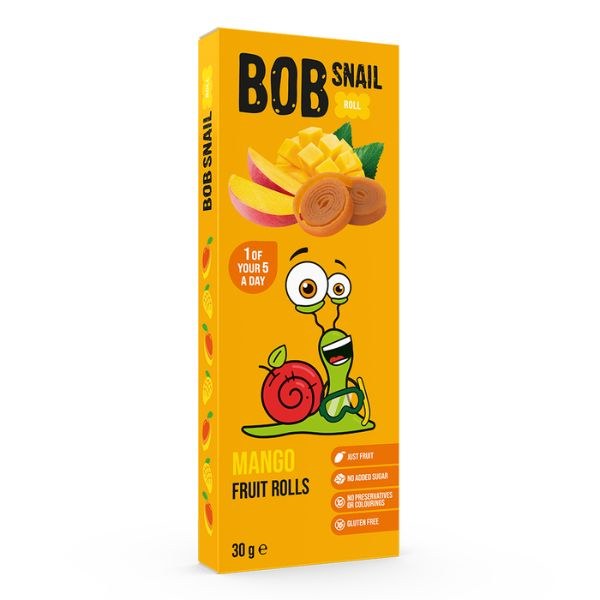 Bob Snail Mango Fruit Rolls - 30g