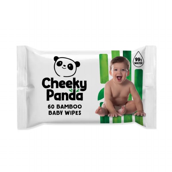Cheeky Panda Baby Wipes - Pack of 60