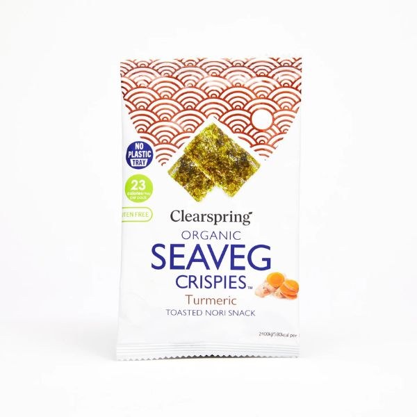 Clearspring Sea Veg Crispies Turmeric - 4g