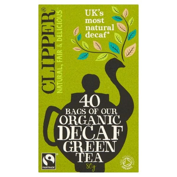 Clipper Organic Decaf Green Tea - 40 Teabags