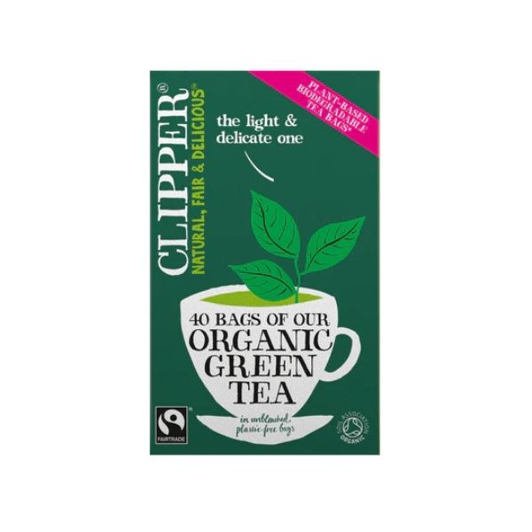 Clipper Organic Green Tea - 40 Teabags